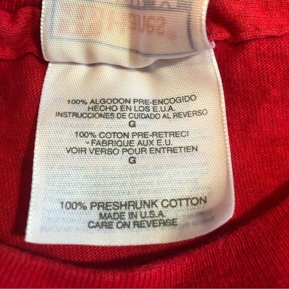 Vintage 1995 Hanes Beefy Single Stitch College T-Shirt Men Vanderbilt Toga Kappa - Picture 10 of 15